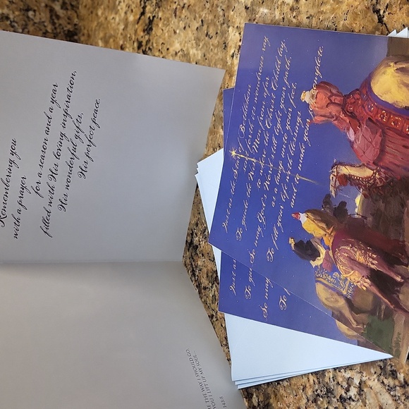 Lot of 64 Religious Christmas Cards - Picture 8 of 9